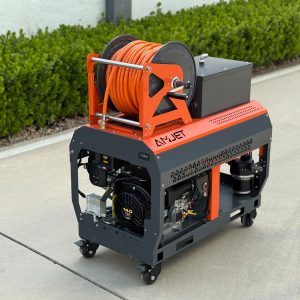 מכונת פריצה/שטיפה בלחץ מים AMJET THUNDER PRO 200/20